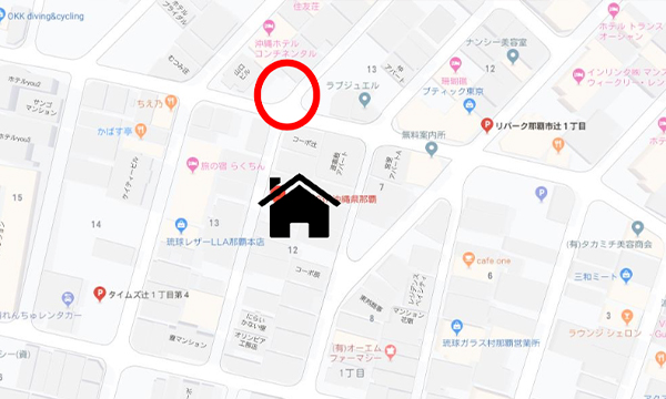 〒900-0037 沖縄県那覇市辻2丁目13−1 ＜ Google Map ＞　一日最大700円